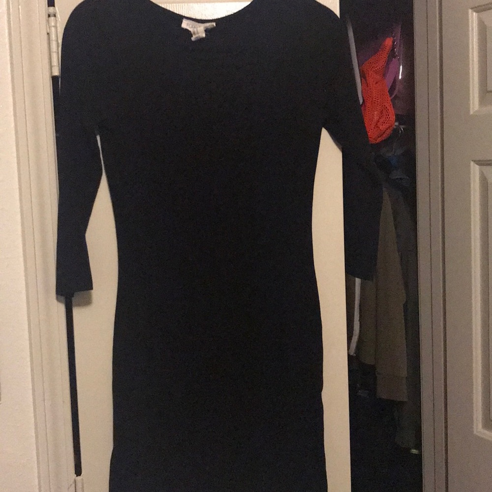 Forever 21 Black Bodycon Mini Dress. Size Medium